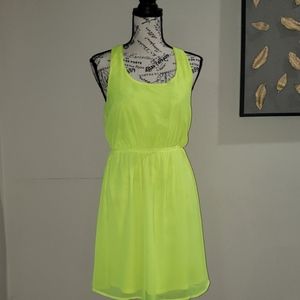 Energetic yellow dress